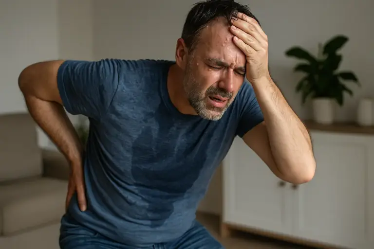Sudorazione fredda improvvisa nei calcoli renali: il campanello d’allarme che pochi associano ai calcoli