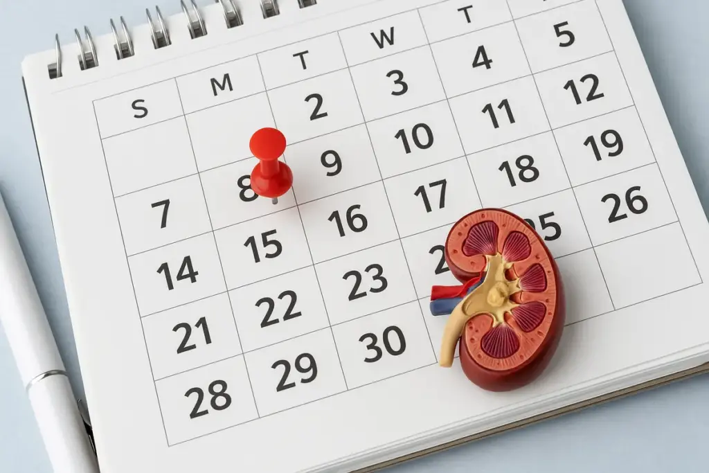 Esami periodici per chi ha familiarità con calcoli renali: calendario utile e come non dimenticarli