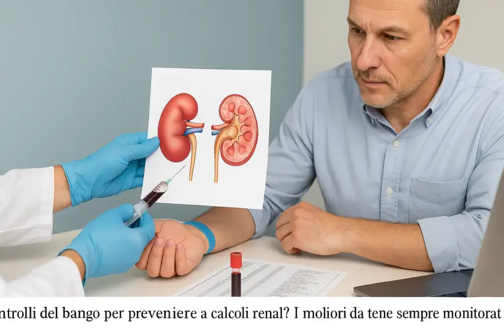 Controlli del sangue per prevenire i calcoli renali: i valori da tenere sempre monitorati