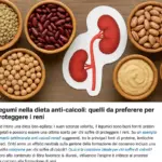 Legumi nella dieta anti-calcoli: quelli da preferire per proteggere i reni