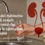 Acqua del rubinetto e calcoli renali: il confronto che cambia le abitudini quotidiane