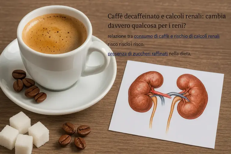 Caffè decaffeinato e calcoli renali: cambia davvero qualcosa per i reni?