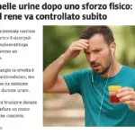Sangue nelle urine dopo uno sforzo fisico: quando il rene va controllato subito