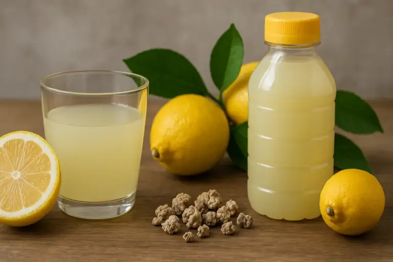 Succo di limone fresco o in bottiglia per i calcoli renali: la differenza che cambia tutto