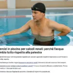 Esercizi in piscina per calcoli renali: perché l’acqua cambia tutto rispetto alla palestra