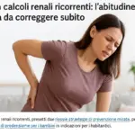 Donne con calcoli renali ricorrenti: l’abitudine quotidiana da correggere subito