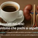 Caffè e ossalati nei reni: il meccanismo che pochi si aspettano