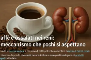 Caffè e ossalati nei reni: il meccanismo che pochi si aspettano