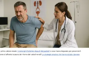 Chi ha avuto un primo calcolo renale: gli errori che rallentano la diagnosi