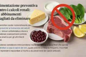 Alimentazione preventiva contro i calcoli renali: gli abbinamenti sbagliati da eliminare