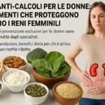 Dieta anti-calcoli per le donne: gli alimenti che proteggono davvero i reni femminili