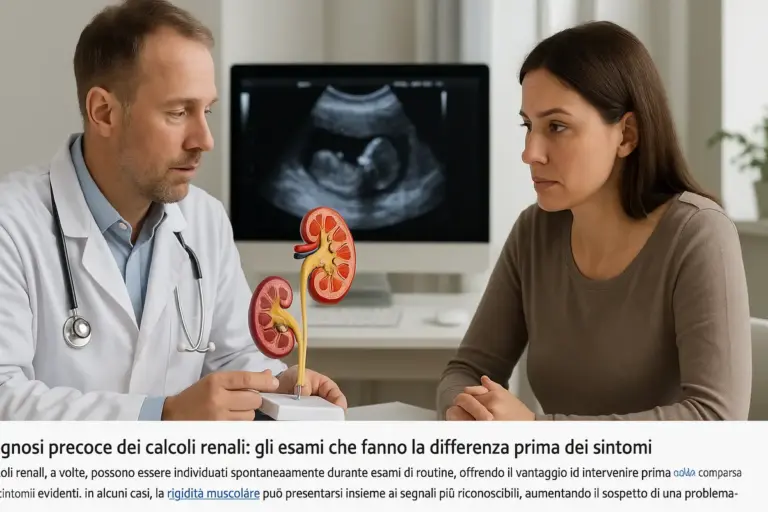 Diagnosi precoce dei calcoli renali: gli esami che fanno la differenza prima dei sintomi