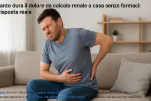 Quanto dura il dolore da calcolo renale a casa senza farmaci: la risposta reale