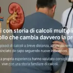 Reni con storia di calcoli multipli: il controllo che cambia davvero la prevenzione