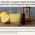 Quanto tempo serve a un rimedio naturale per i calcoli: tempi reali e aspettative