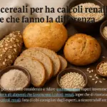 Pane e cereali per chi ha calcoli renali: le scelte che fanno la differenza