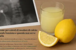 Limone per calcoli di ossalato di calcio: quando funziona e quando non serve a nulla