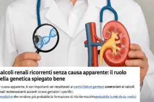 Calcoli renali ricorrenti senza causa apparente: il ruolo della genetica spiegato bene