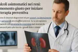 Calcoli asintomatici nei reni: il momento giusto per iniziare la terapia preventiva