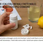 Rimedi per i calcoli renali fatti male: l’errore di dosaggio più comune