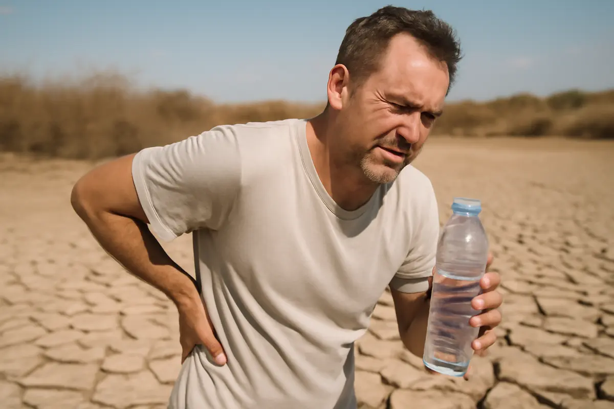 Siccità e poca acqua: come cambia il rischio di calcoli renali in estate