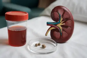 Ematuria macroscopica e calcoli renali: come distinguerla da altre cause comuni