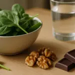 Spinaci, noci e cioccolato: quanto ossalato c’è davvero nel piatto