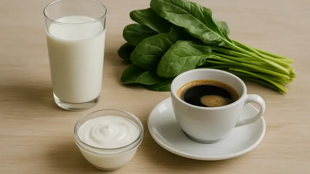 Ti hanno detto di evitare spinaci e latte: ecco perché non è così semplice