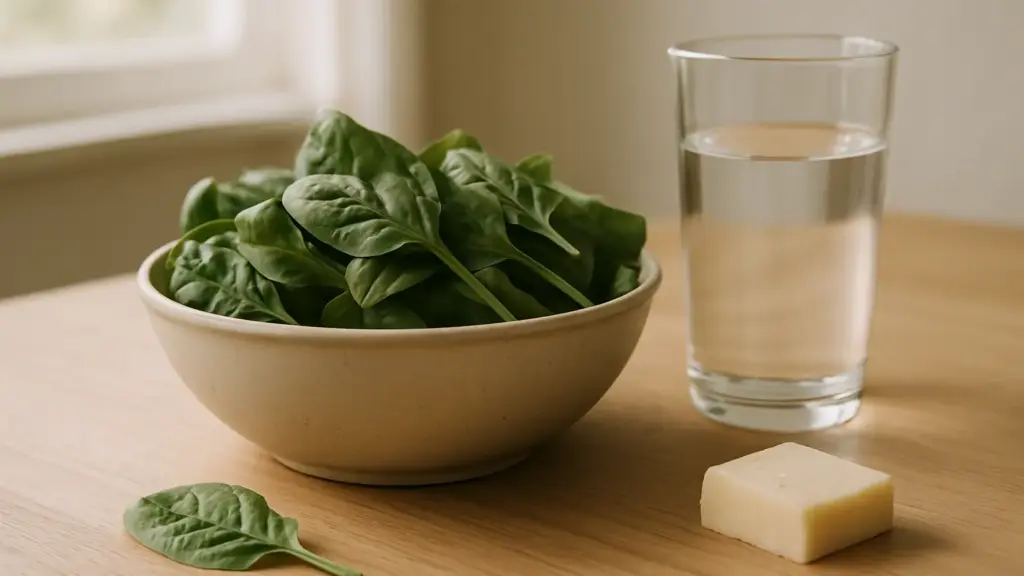 Spinaci nel piatto ogni giorno: quanto contano davvero gli ossalati
