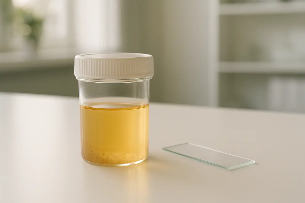 Cristalli nelle urine: cosa si vede davvero al microscopio